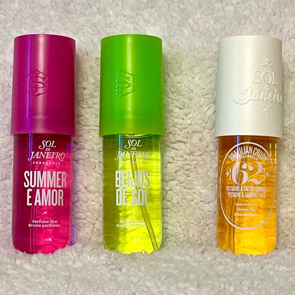Sol de Janeiro Summer Scents Summer E Amor, Beijos De Sol, Cheirosa 62